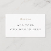 2x3.5インチフラット座席表 プレイスカード (裏面)