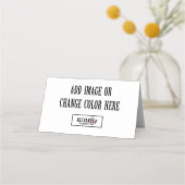 2x3.5" 折りたたみ式 フード/プレースカード プレイスカード (裏面)