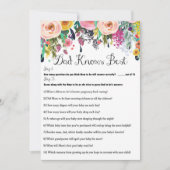 2x Games Flower Garden Baby Shower Game 5x7 招待状 (正面)