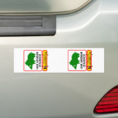 2x STICKER VOITURE ajustables (immatriculation) バンパーステッカー (車上)