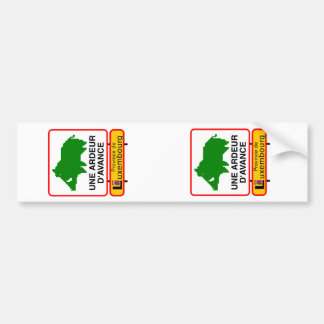 2x STICKER VOITURE ajustables (immatriculation) バンパーステッカー