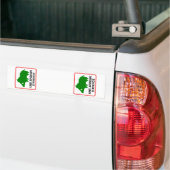 2x STICKER VOITURE SANGLIER ajustables (immatri.) バンパーステッカー (トラック上)