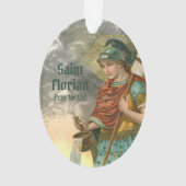 2xSt. Florian with Bucket (Smoke; M 019) アクリル オーナメント (裏面)