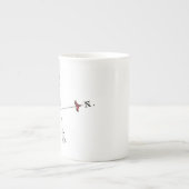 2yo – ノルウェーの地図 – コンパスバラボーン中国マグカップ ボーンチャイナマグカップ (正面)