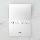 3おもしろい月16日のセントウルホのデイ誕生日カード カード (内部)