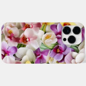 3かわいらしDカラフルルック蘭の花 Case-Mate iPhoneケース (裏面 (横))