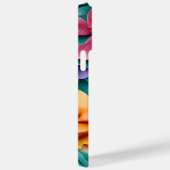 3かわいらしDカラフルルック蘭の花 Case-Mate iPhoneケース (裏面 / 右)