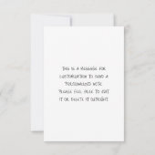 3さいの恐竜の誕生日パーティー サンキューカード (裏面)