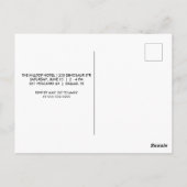 3さいの恐竜の誕生日パーティー ポストカード (裏面)