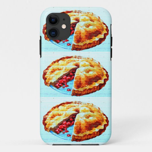 3さくらんぼパイ電話ケース Case-Mate iPhoneケース (裏面)