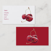 3さくらんぼプロファイルカード 名刺 (正面/裏面)