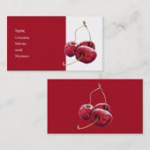 3さくらんぼプロファイルカード 名刺 (正面/裏面)