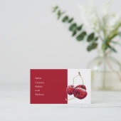 3さくらんぼプロファイルカード 名刺 (スタンド正面)