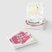 3それをすることができます ストーンコースター (横)