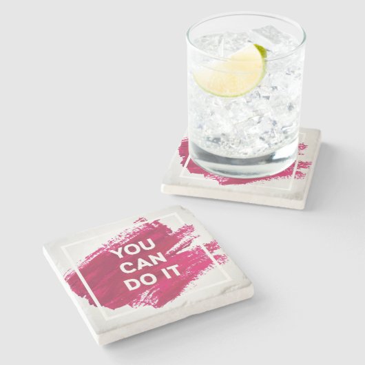 3それをすることができます ストーンコースター (横)