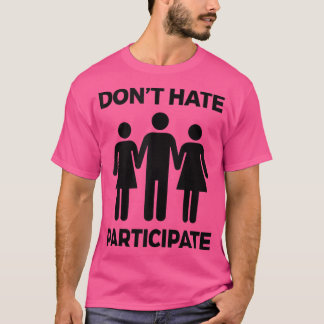 3つおもしろいのギフトカッコいいは参加Sを嫌わない Tシャツ