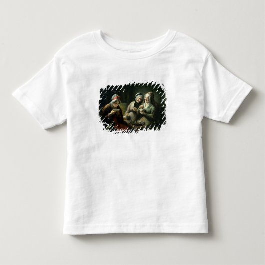 3つのうわさ話 トドラーTシャツ (正面)