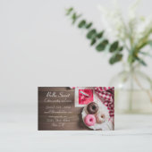 3つのおいしいドーナツ 名刺 (スタンド正面)