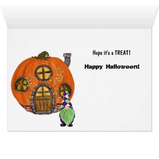 3つのおもしろい格言ハロウィーントリックまたはトリート (内部横(下))