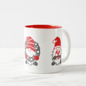3つのおもしろい格言 |クリスマスホリデーフェスティバル ツートーンマグカップ (正面右)