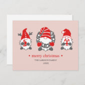 3つのおもしろい格言 |クリスマス休暇 シーズンポストカード (正面/裏面)