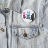 3つのかわいいwabbits 缶バッジ (インサイチュ)