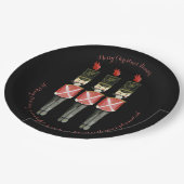 3つのくるみ割り紙プレート ペーパープレート (アングル)