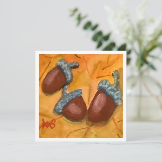 3つのどんぐり カード (スタンド正面)