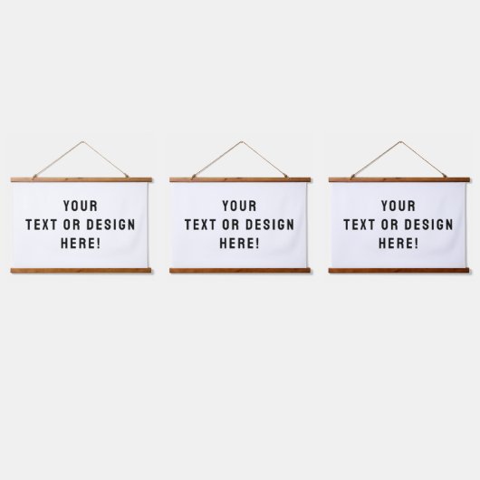 3つののカスタムタペストリつるーのセット 吊り下げ型タペストリー (トリプル)