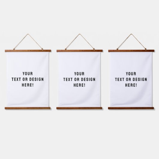 3つののカスタムタペストリつるーのセット 吊り下げ型タペストリー (トリプル)