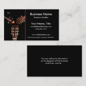 3つのひもの楽器の名刺 名刺 (正面/裏面)