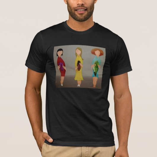 3つのめい想 Tシャツ (正面)