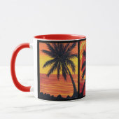 3つのやしマグ マグカップ (左)