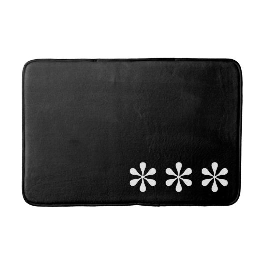 3つのアスタリスク バスマット (正面)