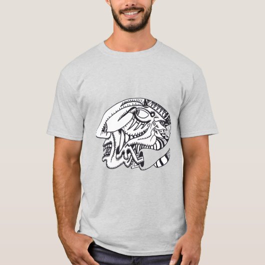 3つのアスペクトのインクスケッチ(ライトカラー用) Tシャツ (正面)