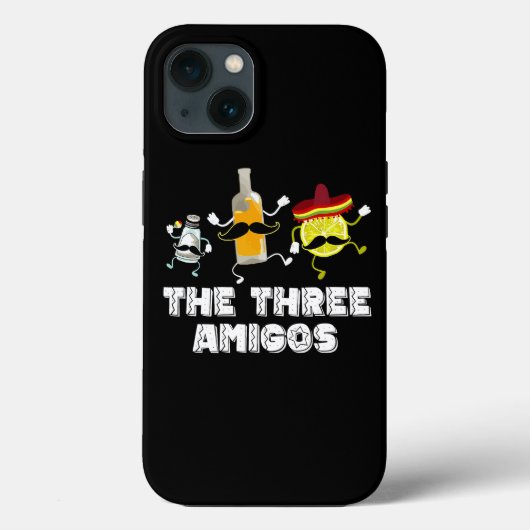 3つのアミゴスCinco De Mayo。キュートレモンボトル Case-Mate iPhoneケース (裏面)