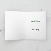 3つのアミーゴホットピーパーグリーティングカード カード (内部)