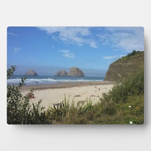 3つのアーチロック、オーシャンサイド、または フォトプラーク (正面)