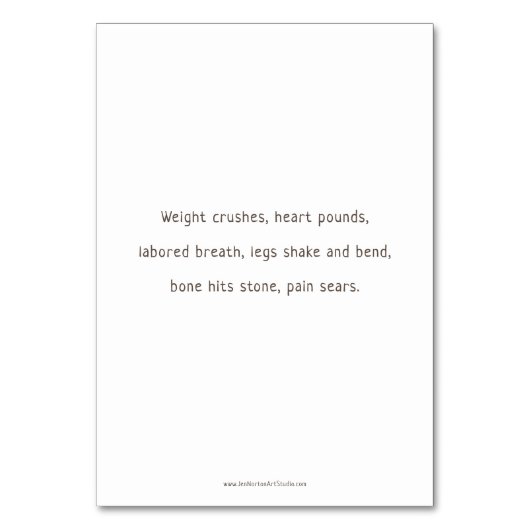 3つのイエス・キリストの滝#1の祈りの言葉カードを配置して下さい テーブルナンバー (裏面)