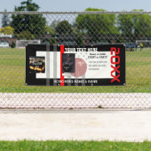 3つのイメージと6行の文字 横断幕 (インサイチュ)