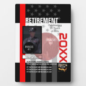 3つのイメージと9つの文字ラインで独自の作成 フォトプラーク (正面)