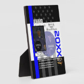 3つのイメージと9つの文字ラインで独自の作成 フォトプラーク (側面)