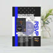 3つのイメージと9つの文字ラインで独自の作成 招待状 (スタンド正面)