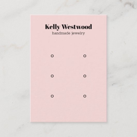 3つのイヤリングホールセットバックロゴのソーシャルアイコン 名刺 (正面)