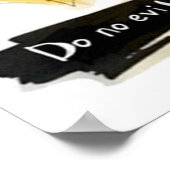 3つのイラストレーションの邪悪な戦士の猫はいない ポスター (角)