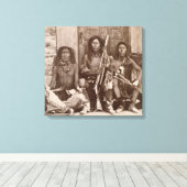 3つのインディアンブラブ、エン撮影王室の済み キャンバスプリント (インサイチュ (ウッドフロア))