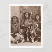 3つのインディアンブラブ、エン撮影王室の済み ポストカード (正面)