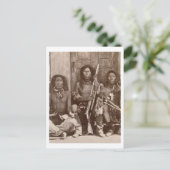 3つのインディアンブラブ、エン撮影王室の済み ポストカード (スタンド正面)