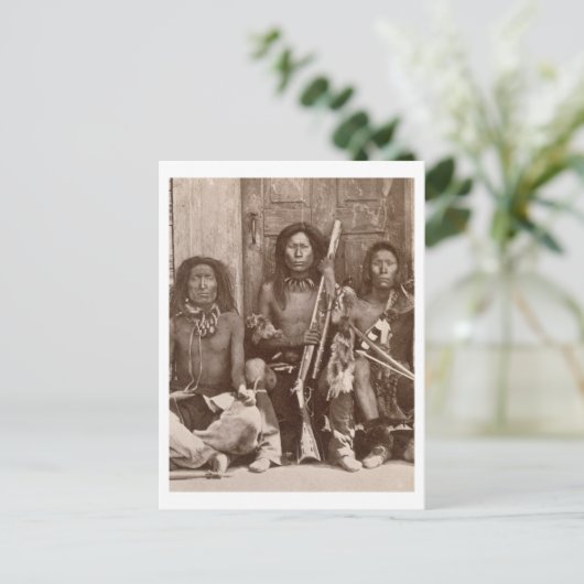 3つのインディアンブラブ、エン撮影王室の済み ポストカード (スタンド正面)