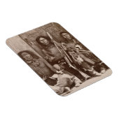 3つのインディアンブラブ、エン撮影王室の済み マグネット (右側)